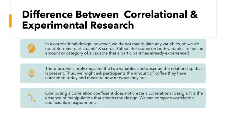 What Is The Difference Between Correlational And Experimental Studies?